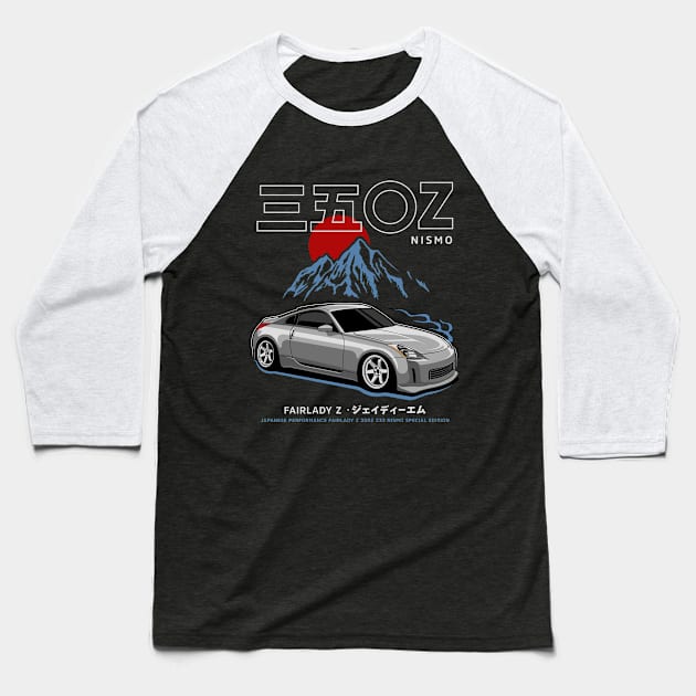 Nippon legend Fairlady 350Z Baseball T-Shirt by pujartwork